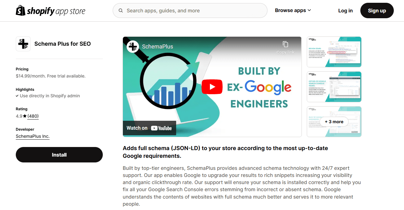 Schema Plus for Shopify SEO